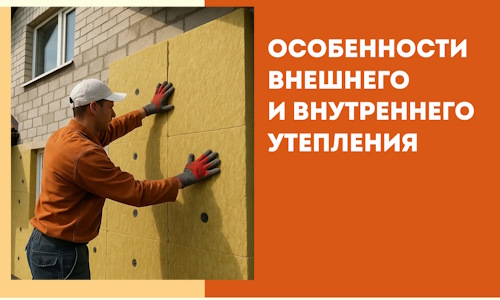 Какие особенности внешнего и внутреннего утепления в Осинниках
